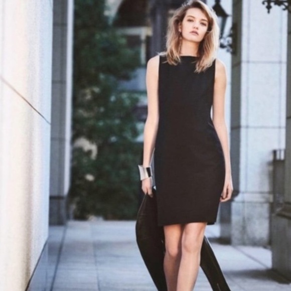Theory Sleeveless Sheath Dress from Revolve EUC like new size 4, black